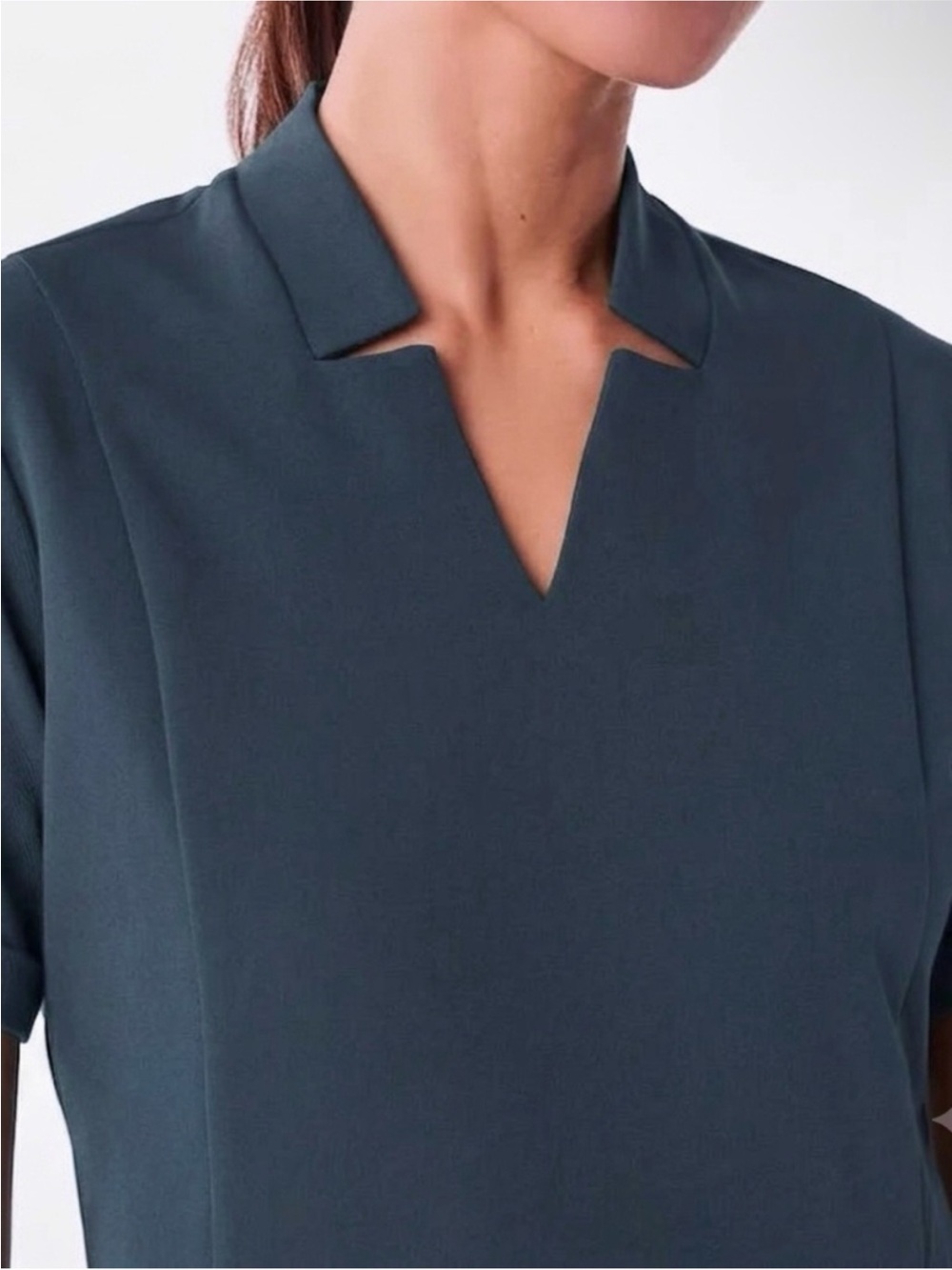 FIGS Discontinued Inala Slim Scrub Top Dark Harbor Size Medium